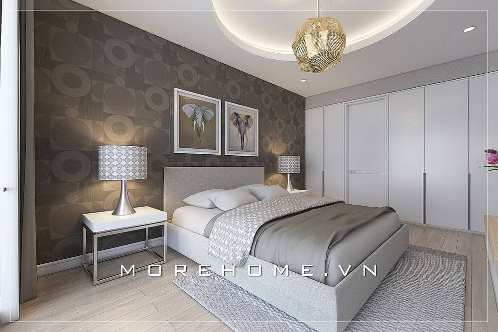 Giường ngủ chung cư hiện đại